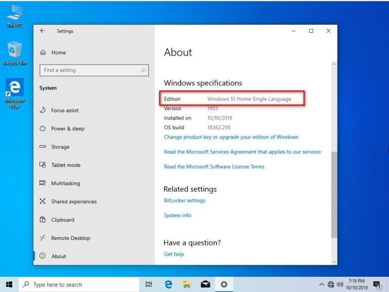 Windows 10 home product key free